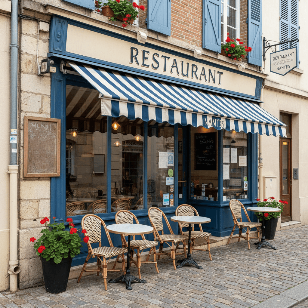Restaurant 50m² à Nantes : terrasse - extraction - Image 1