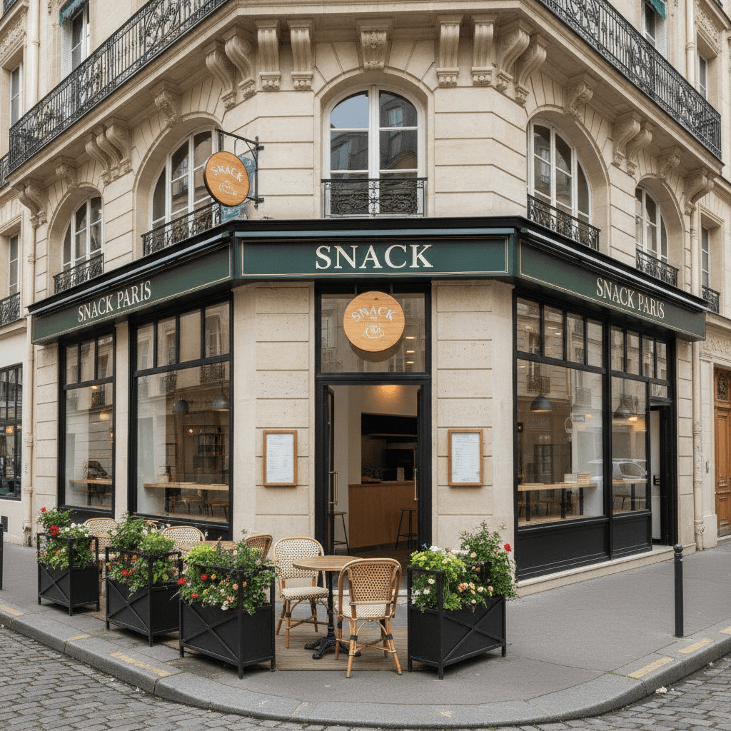 Snack 140m² à Paris : extraction - cuisine équipée - Image 1