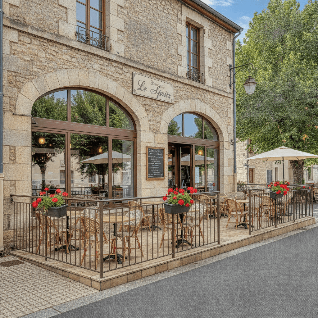 Bar-brasserie 420m² à Saint-Didier-sous-Aubenas : terrasse - licence IV - Image 1