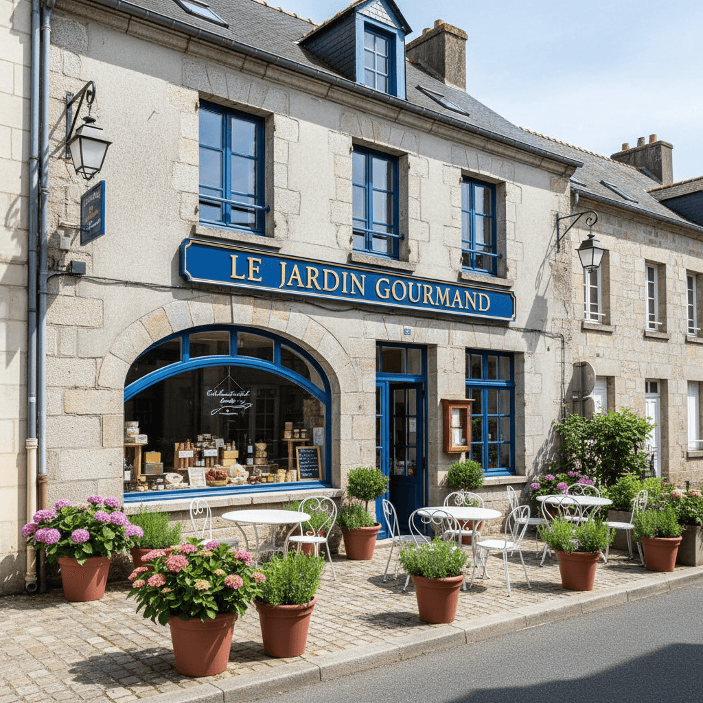 Restaurant à Saint-Brieuc : terrasse - extraction - Image 1
