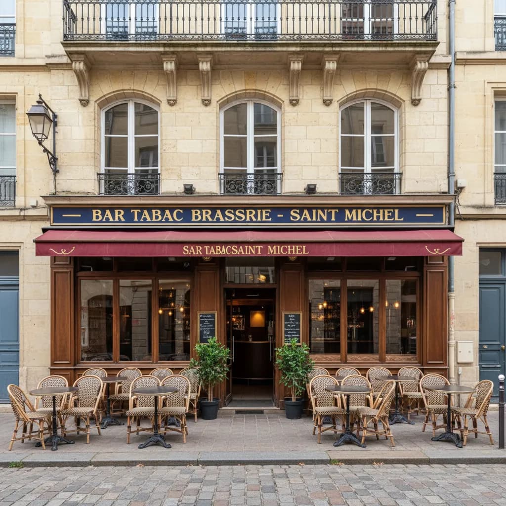 Bar-brasserie 100m² à Bordeaux : terrasse - licence IV - Image 1