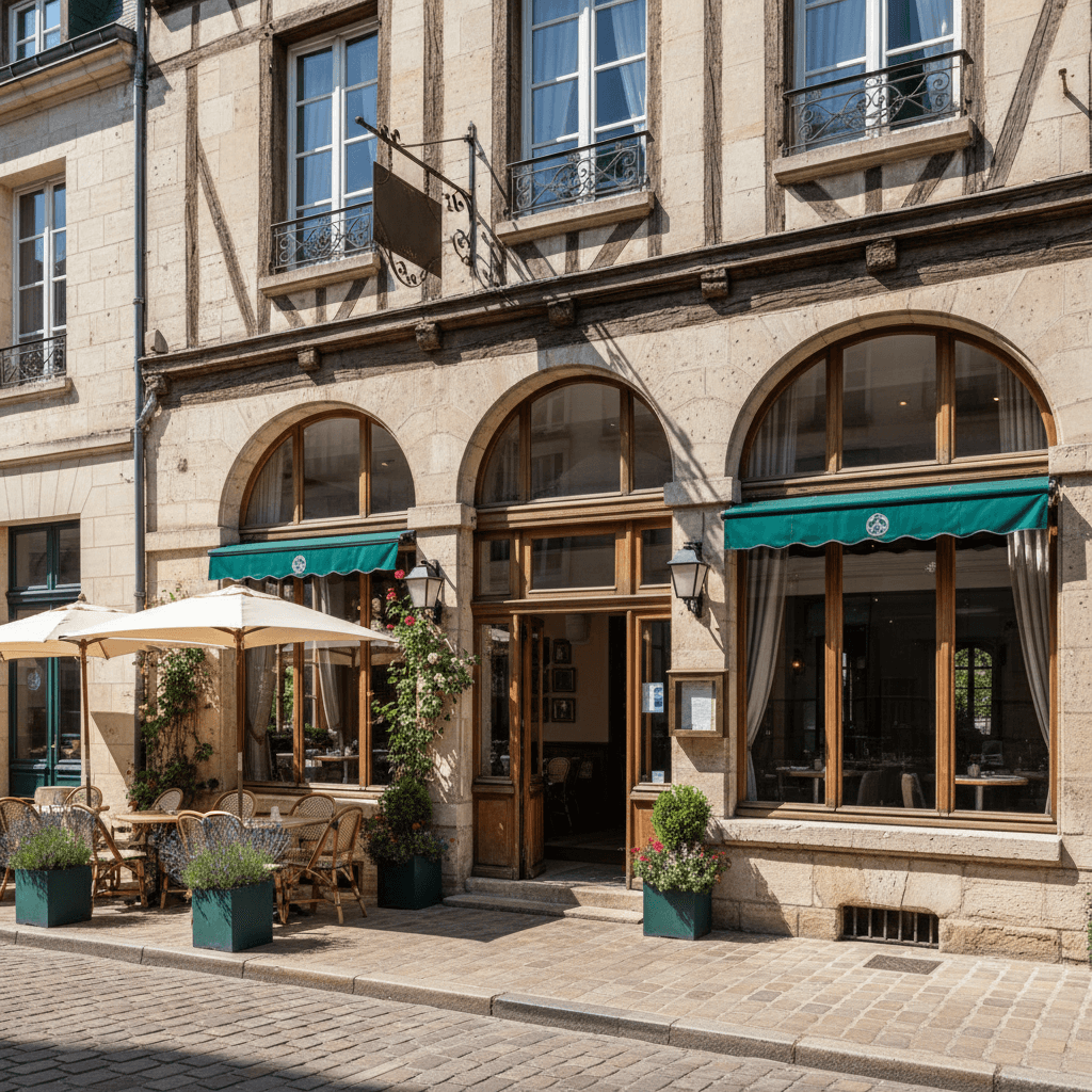 Restaurant 120m² à Reims : terrasse - licence IV