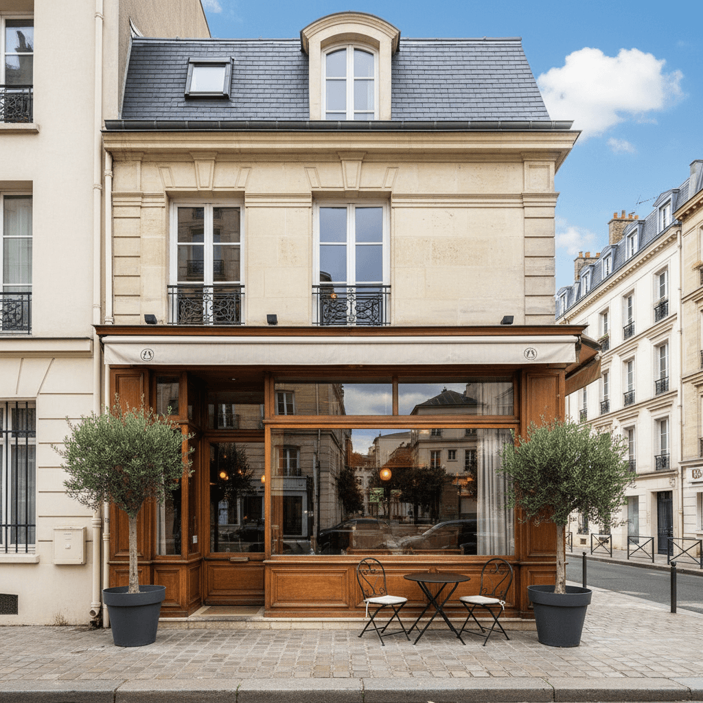 Fast-food 30 couverts à Nogent-sur-Marne : terrasse - extraction - Image 1