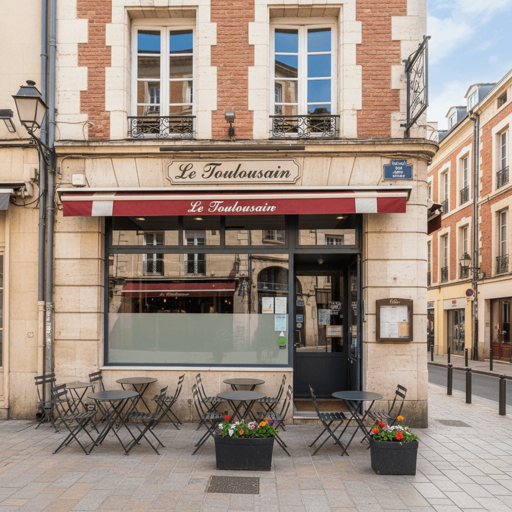 Bar-brasserie 113m² à Toulouse : terrasse - licence IV