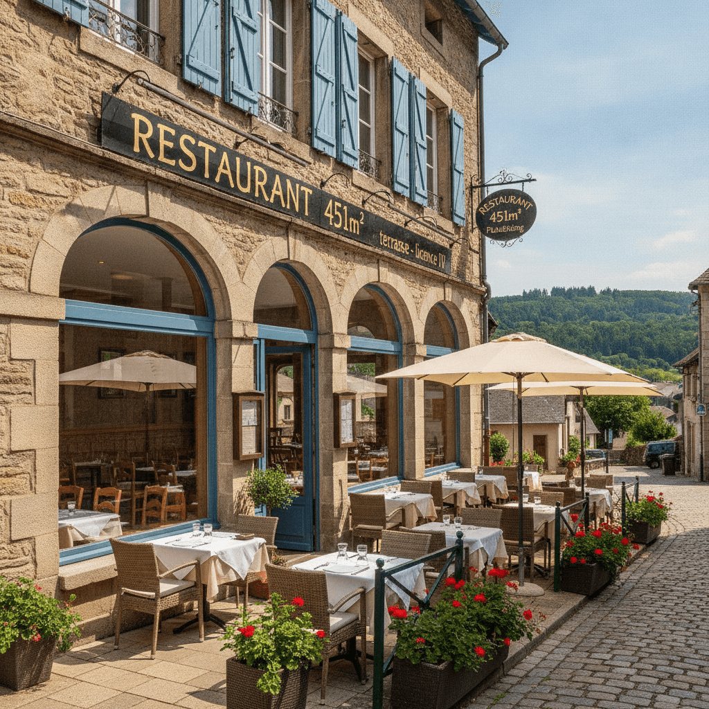 Restaurant 451m² à Plainfaing : terrasse - licence IV - Image 1
