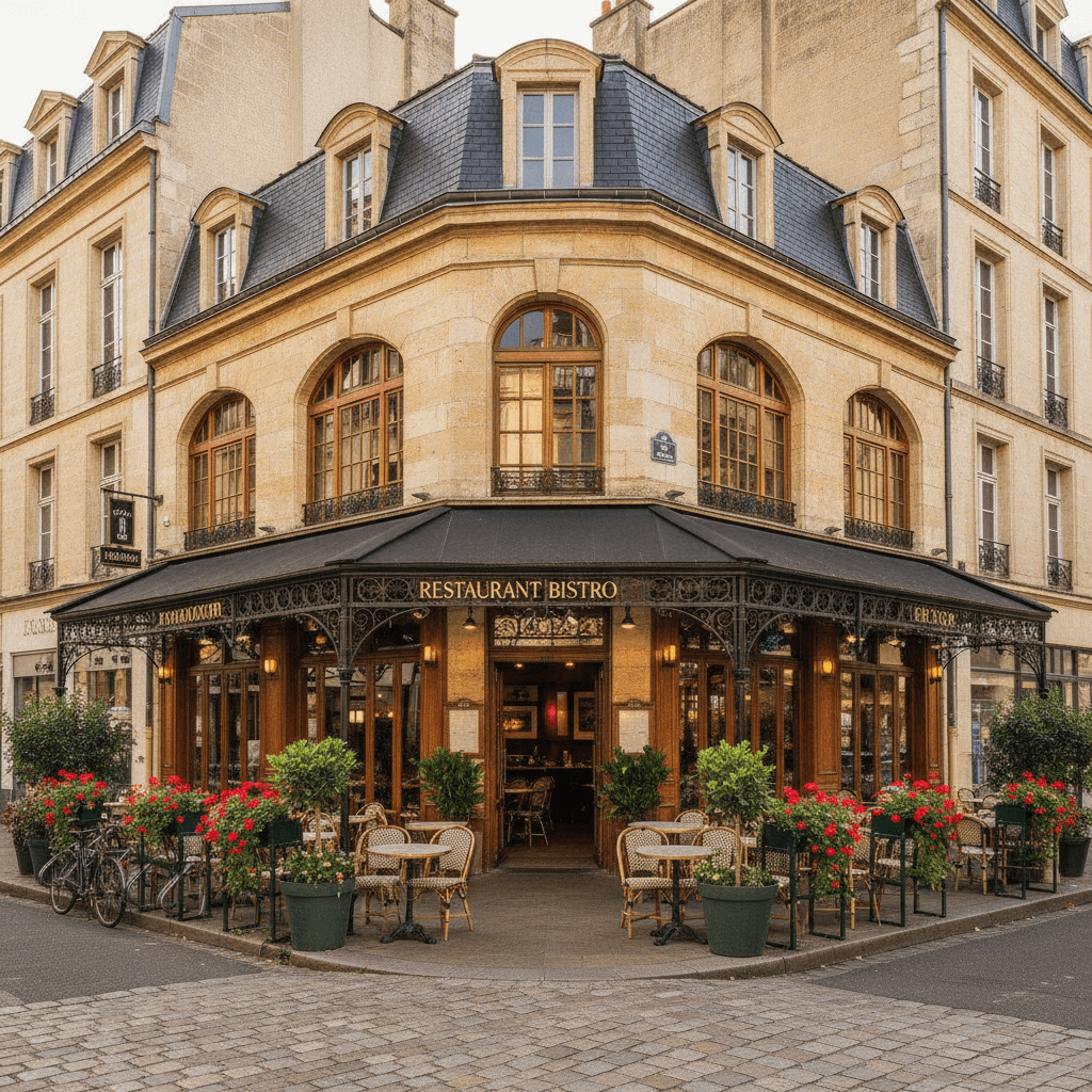 Restaurant 180m² à Bordeaux : terrasse - extraction