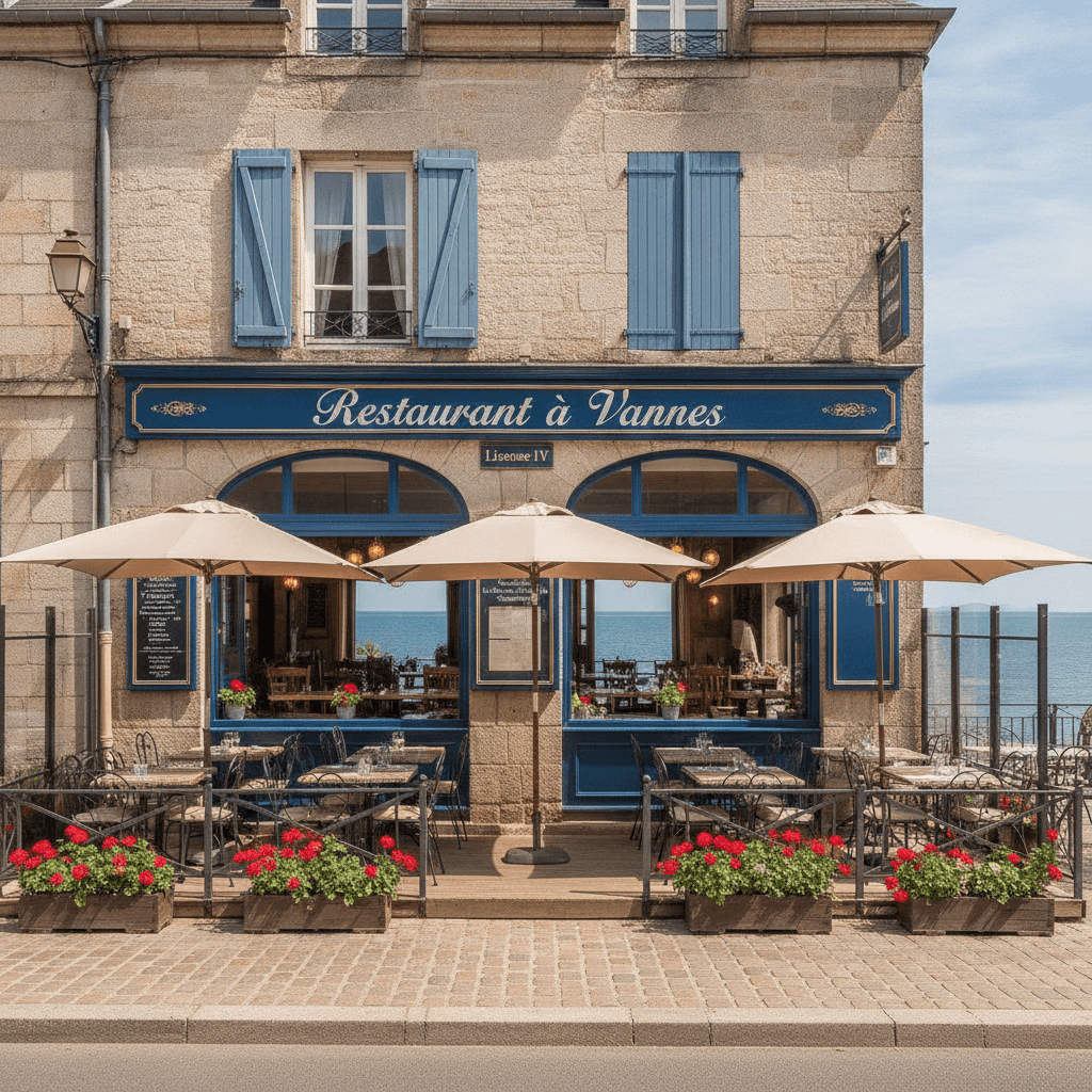 Restaurant à Vannes : terrasse - licence IV