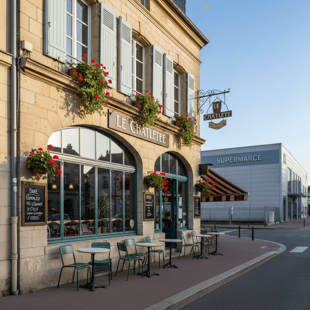 Bar-brasserie 200m² à Cholet : licence IV - Image 1