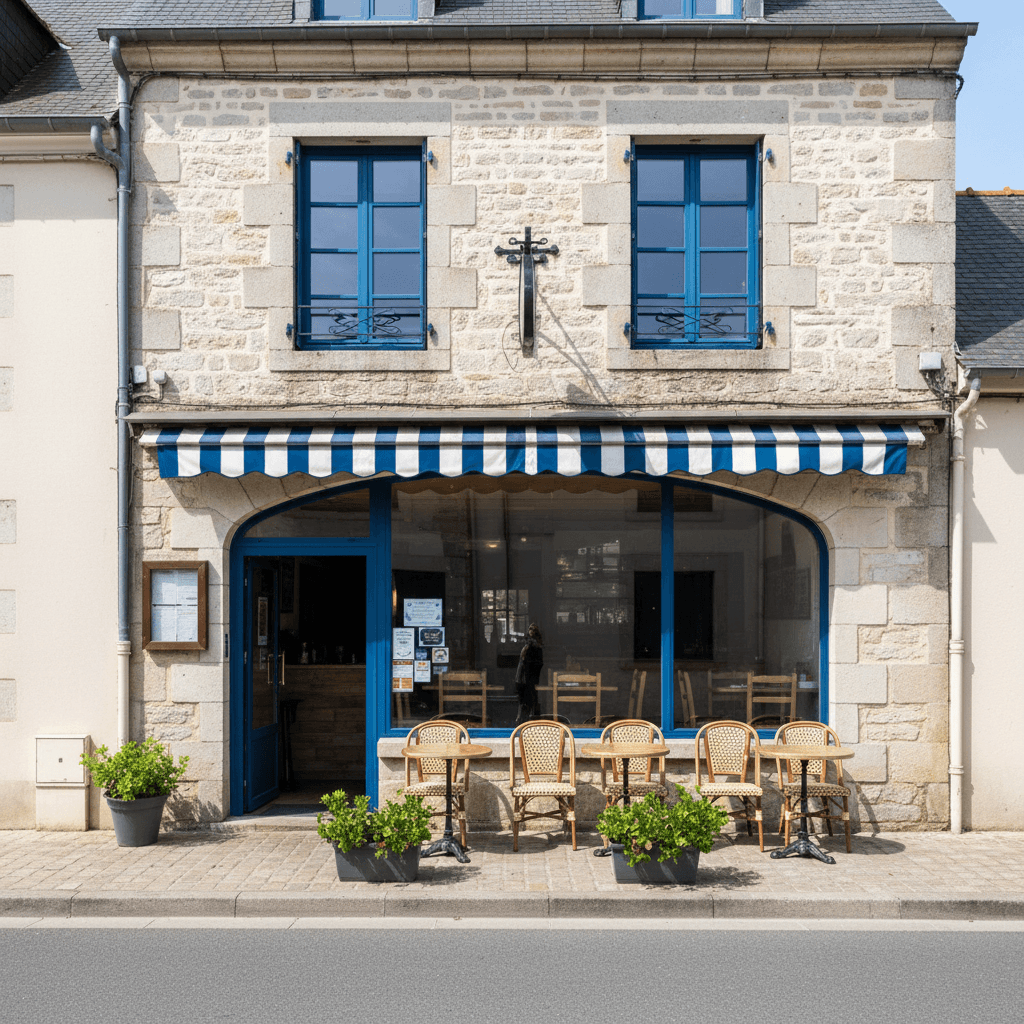 Restaurant 110m² à Plescop : terrasse - licence IV - Image 1