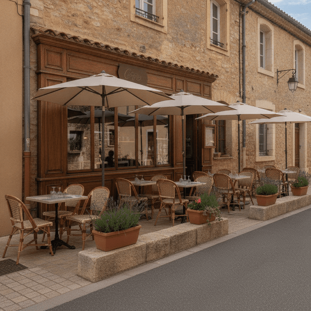 Restaurant 63m² à Malaucène : terrasse - licence IV - Image 1