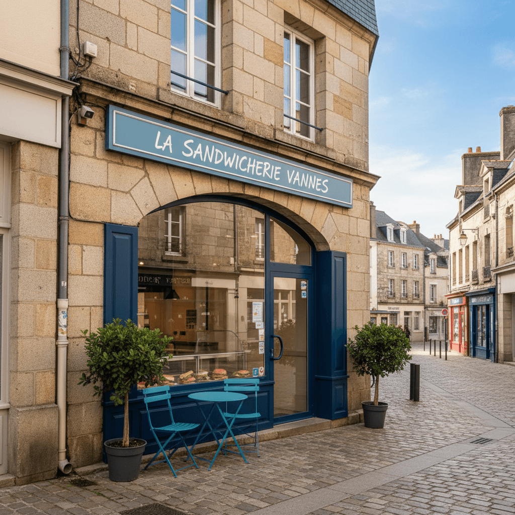 Fast-food à Vannes : terrasse - Image 1