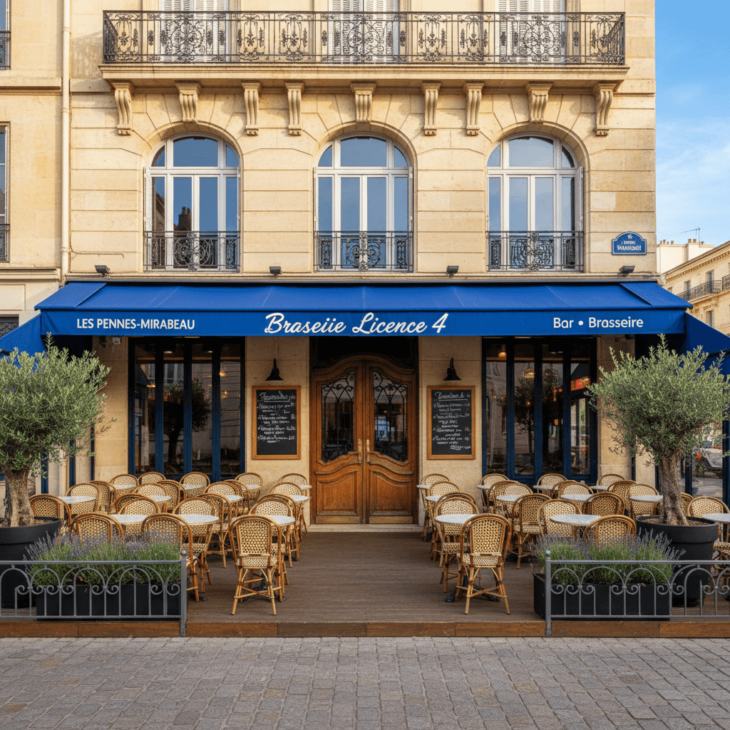 Bar-brasserie à Les Pennes-Mirabeau : terrasse - licence IV - Image 1