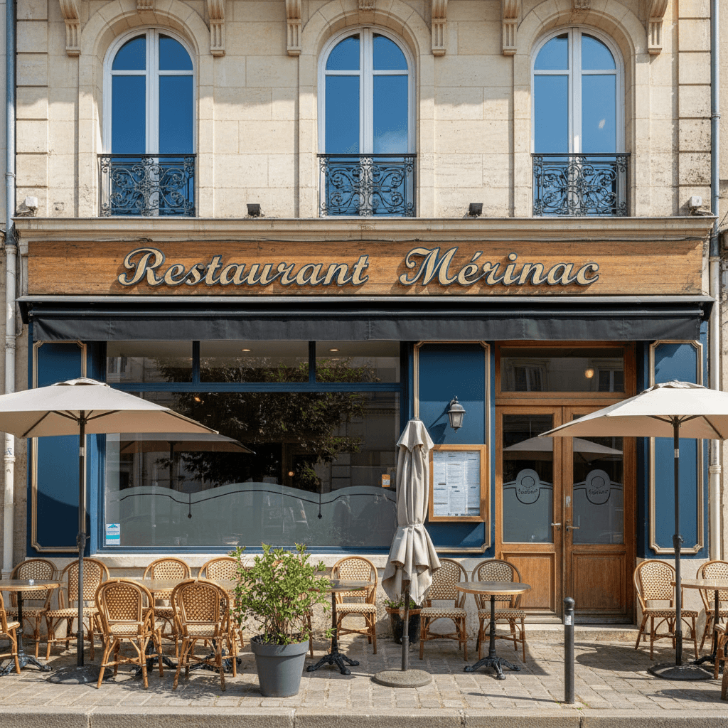 Restaurant 200m² à Mérignac : terrasse - extraction - Image 1
