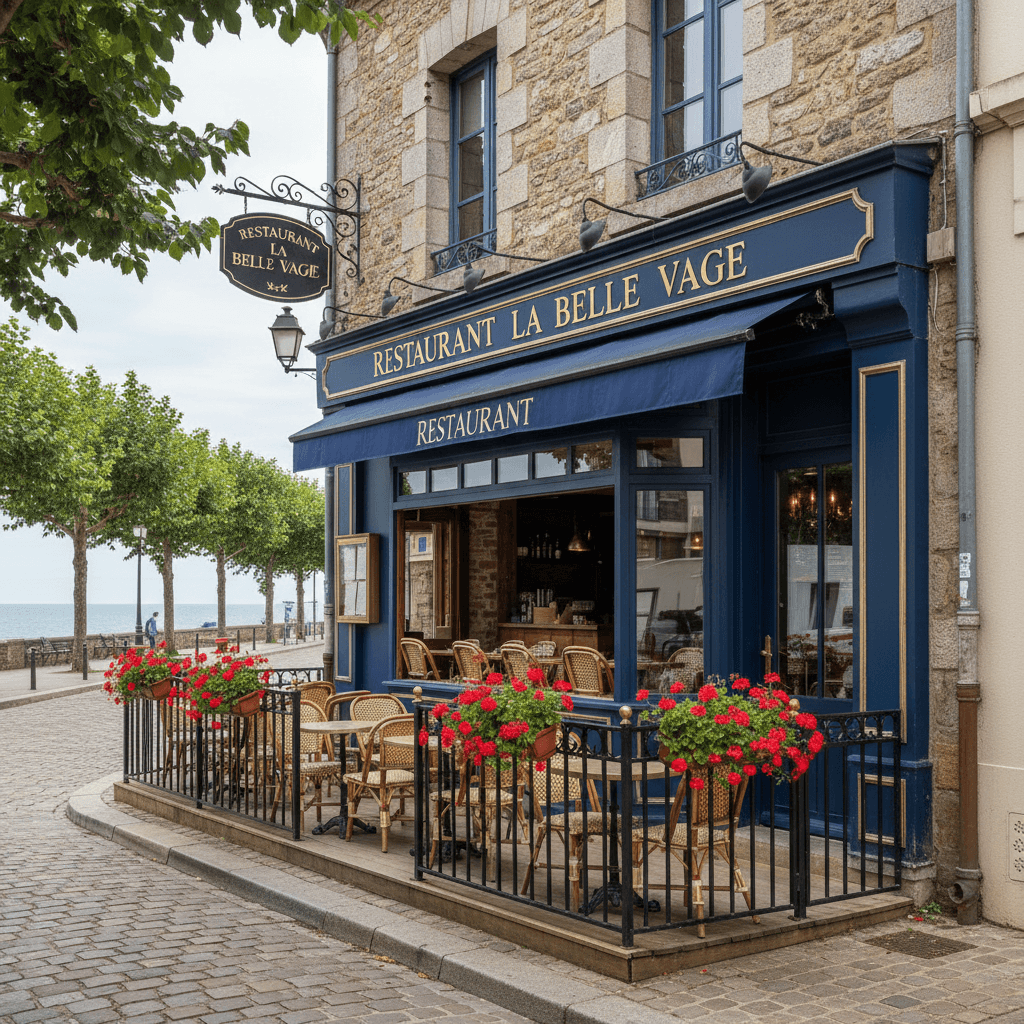 Restaurant à Pornic : terrasse - licence IV - Image 1
