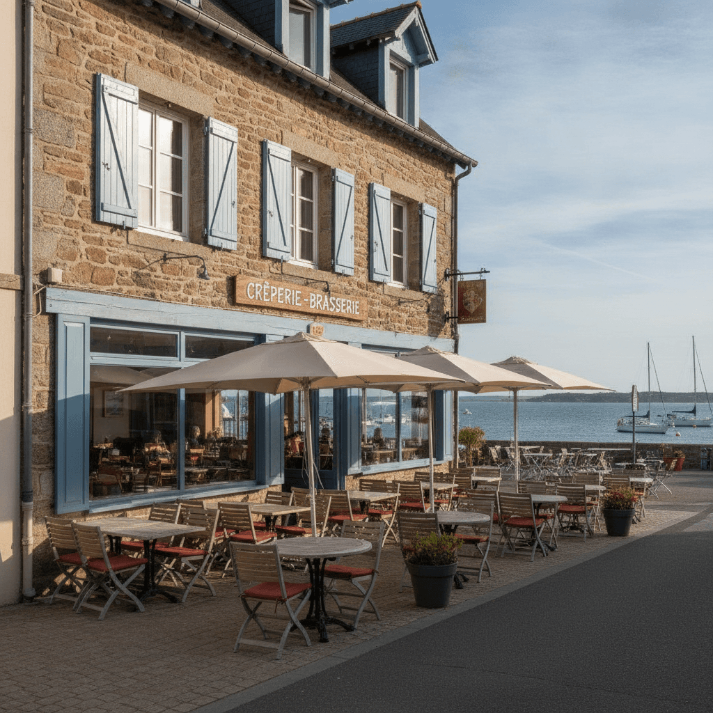 Restaurant 180m² à Camaret-Sur-Mer : terrasse - licence IV - Image 1