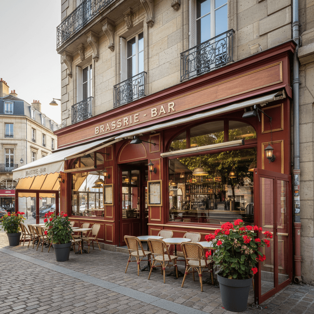Bar-brasserie à Chalon-Sur-Saône : terrasse - licence IV - Image 1
