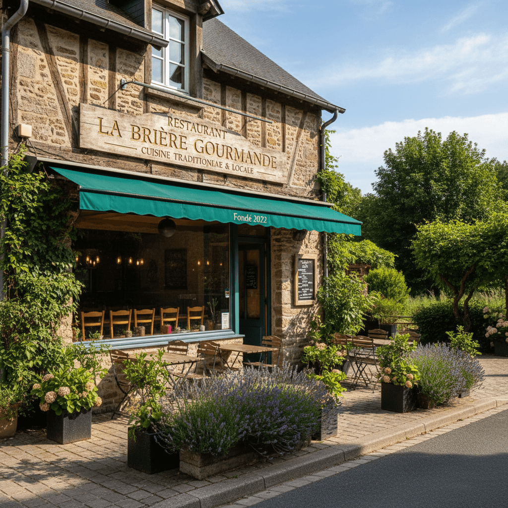 Restaurant 175m² à Nantes : terrasse - extraction - Image 1