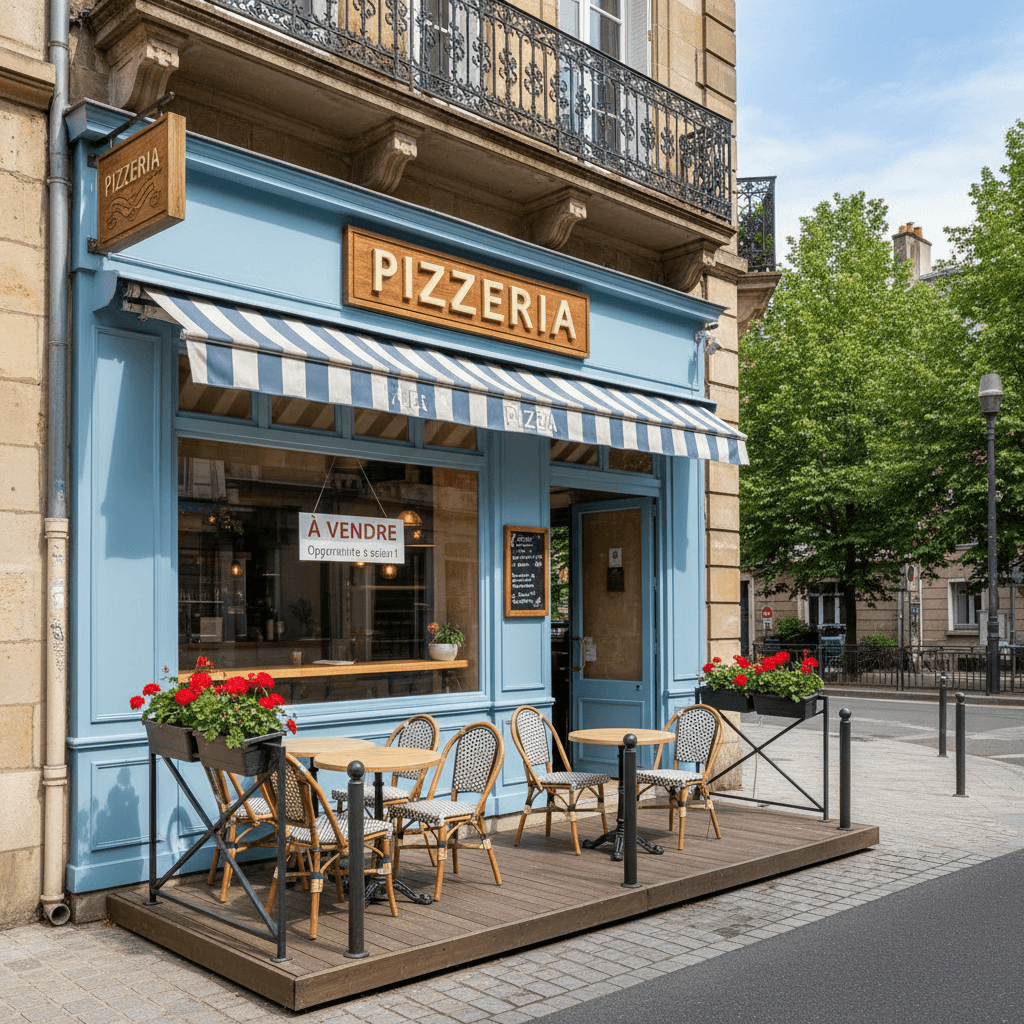 Fast-food à Nantes : terrasse
