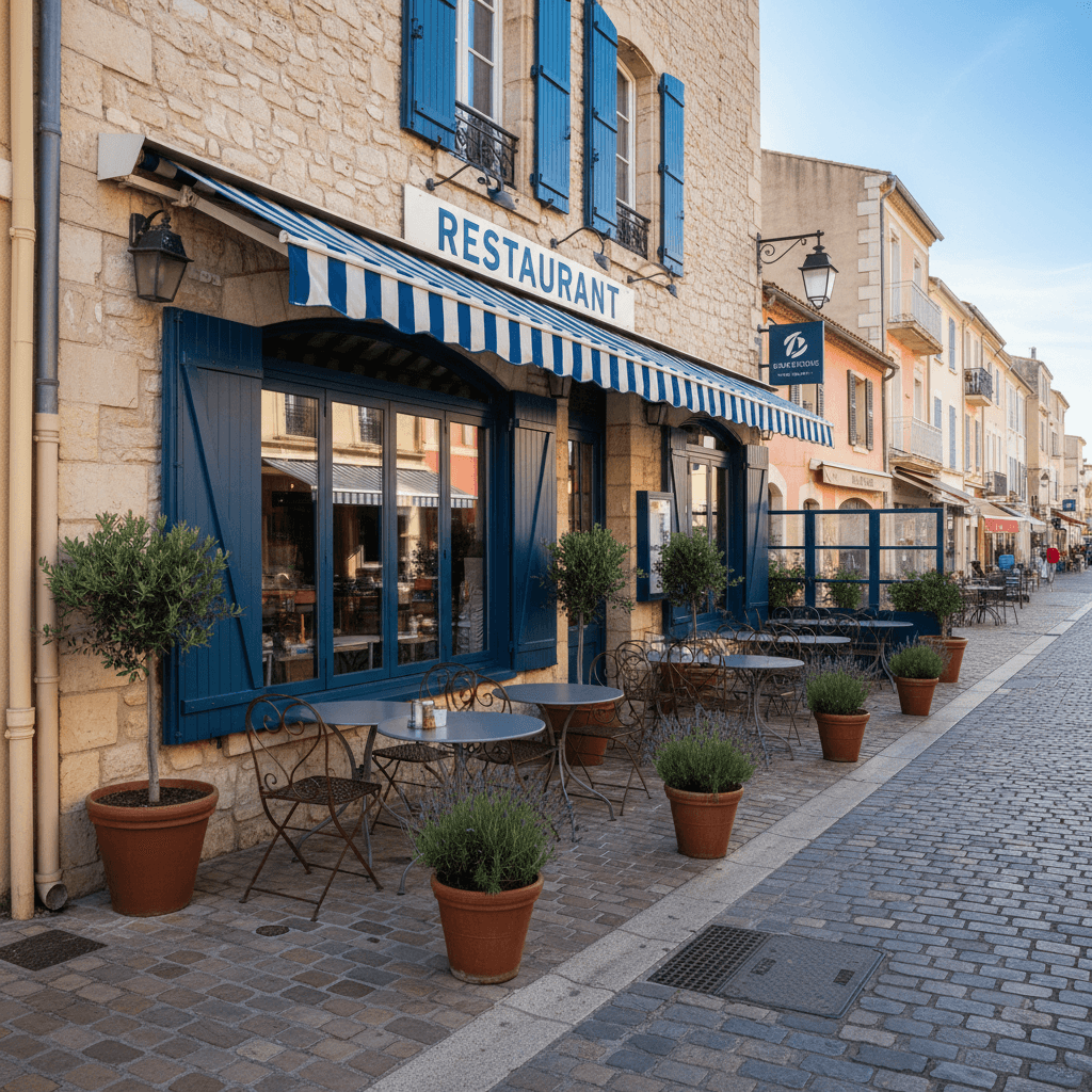 Restaurant 40m² à Agde : terrasse - licence IV