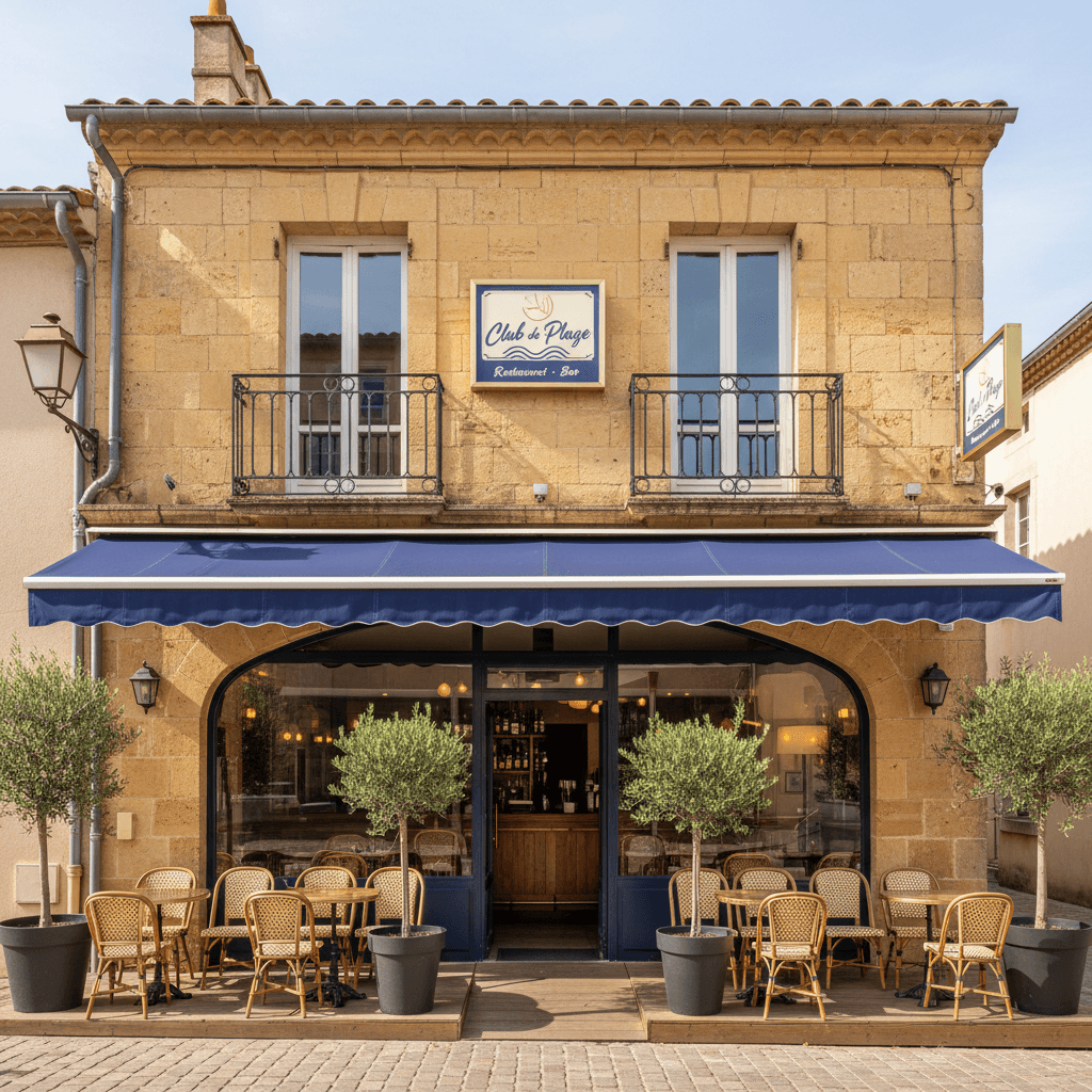 Restaurant 1500m² à Carcassonne : terrasse - licence IV - Image 1