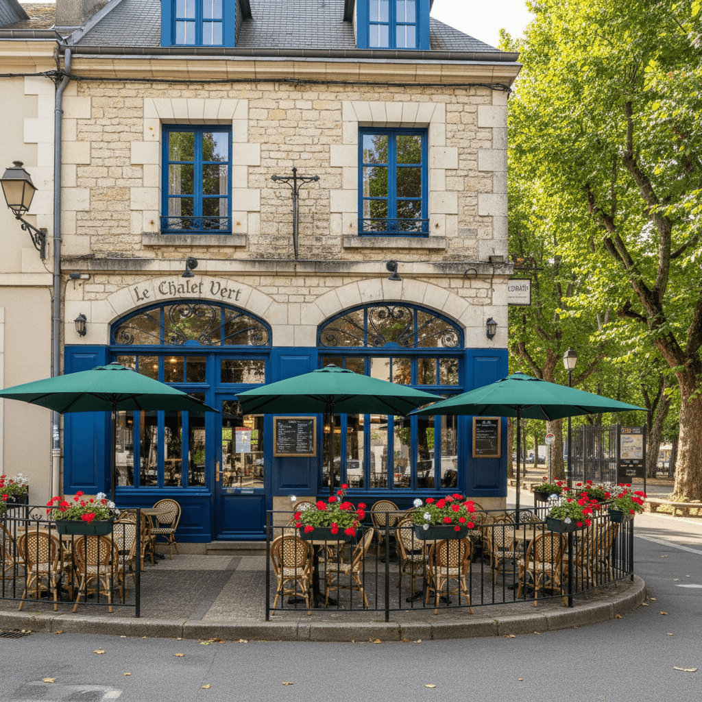 Bar-brasserie 321m² à Chalais : terrasse - licence IV - Image 1