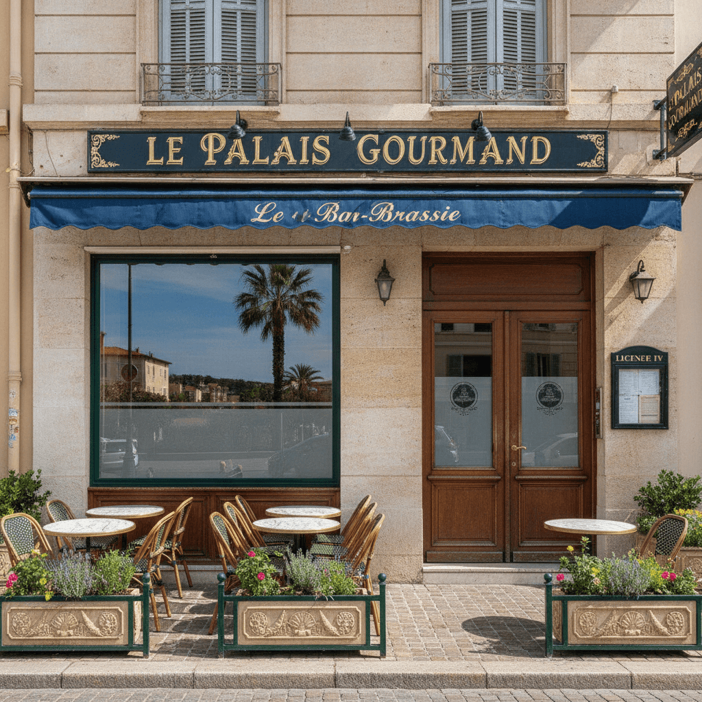 Bar-brasserie 180m² à Nice : terrasse - licence IV