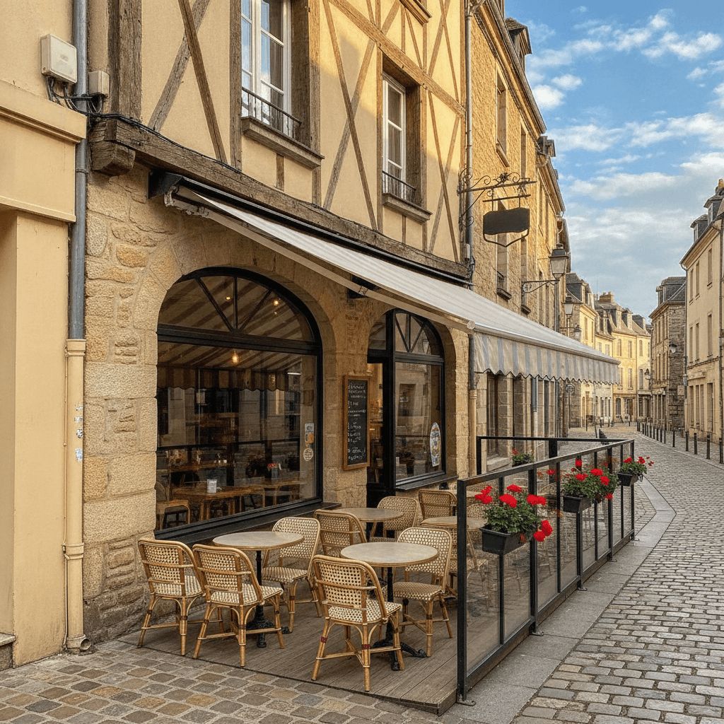 Restaurant à Rennes : terrasse - licence IV