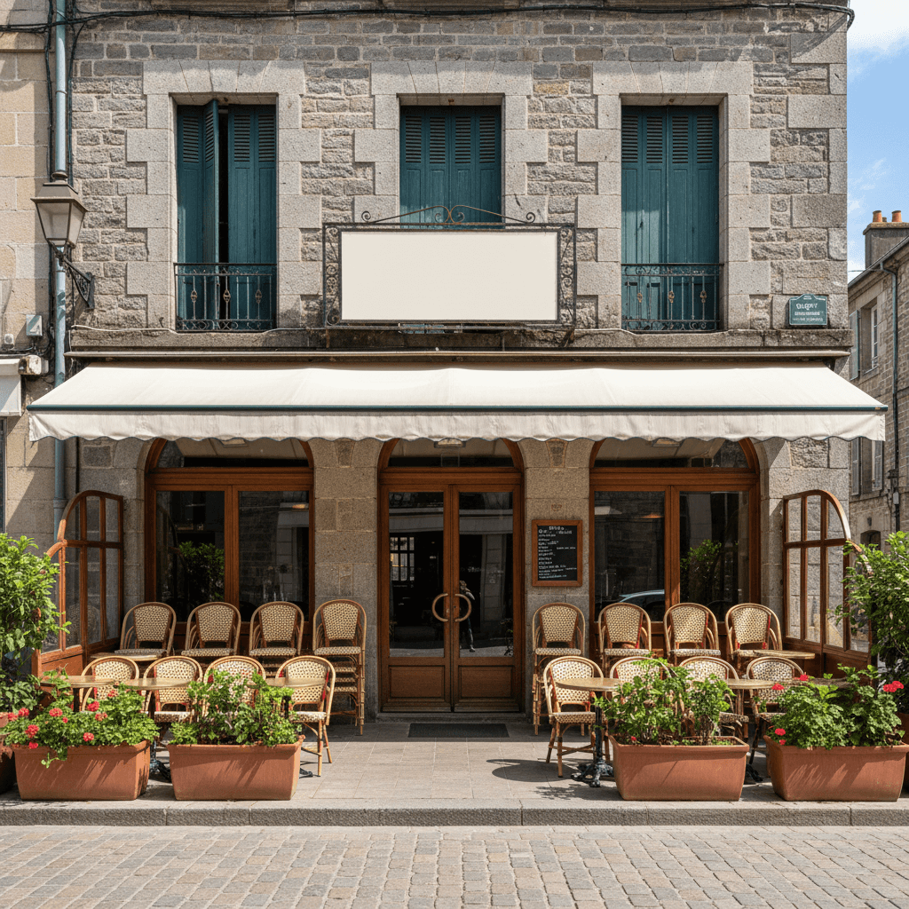 Bar-brasserie 120m² à Aurillac : terrasse - licence IV - Image 1