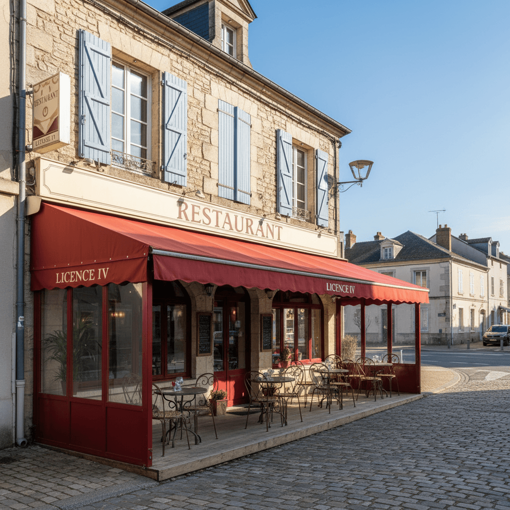 Restaurant 200m² à Castelnau-D'Estrétefonds : terrasse - licence IV - Image 1