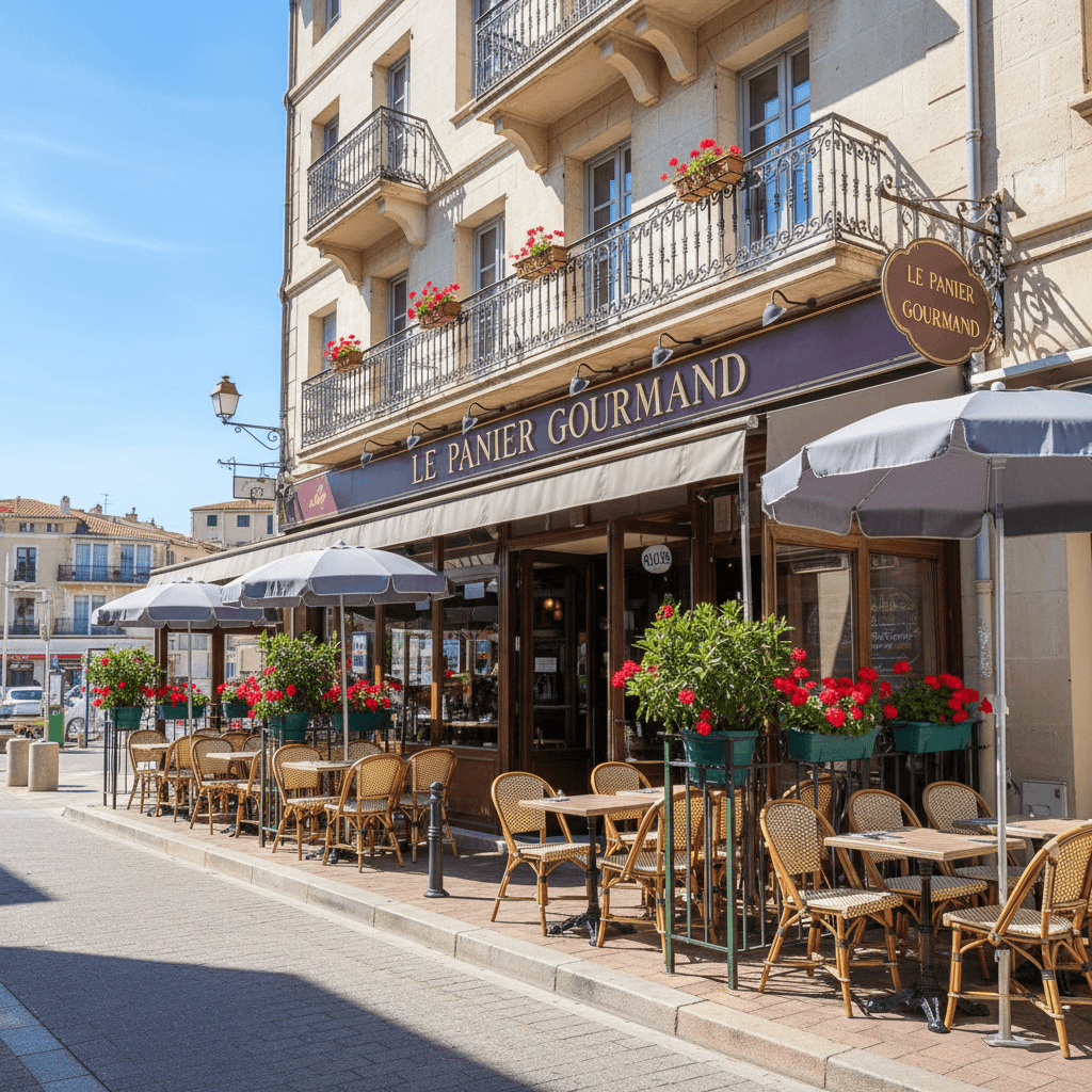 Restaurant à Saint-Raphaël : terrasse - extraction - Image 1