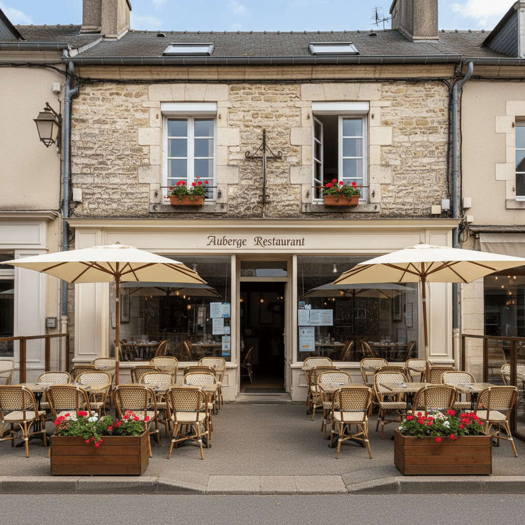 Restaurant 360m² à Bessines-Sur-Gartempe : terrasse - licence IV - Image 1