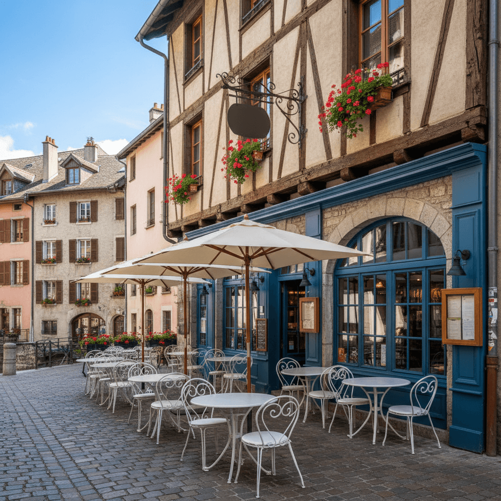 Restaurant à Annecy : terrasse - licence IV - Image 1