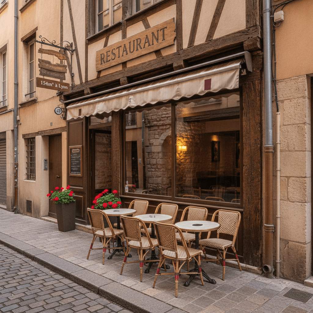Restaurant 154m² à Lyon : extraction - cuisine équipée