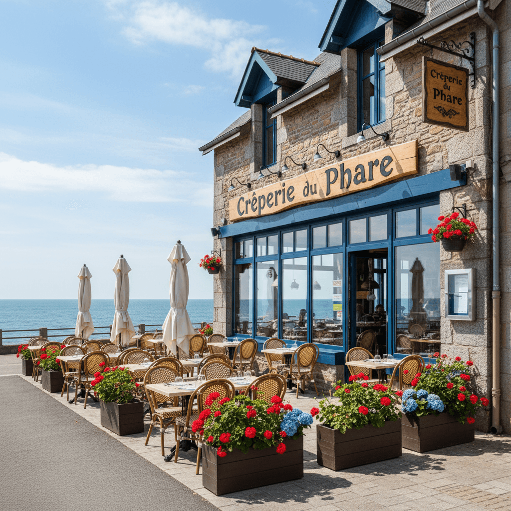 Restaurant à Saint-Brieuc : terrasse - Image 1