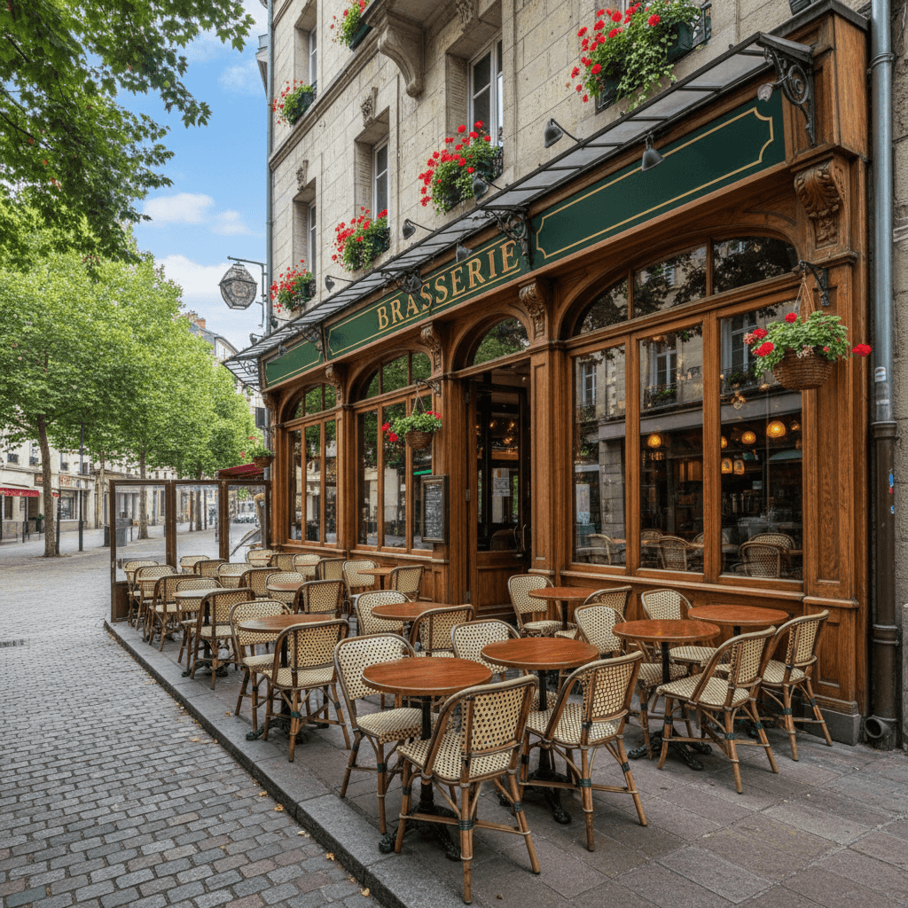Bar-brasserie 127m² à Grenoble : terrasse - licence IV