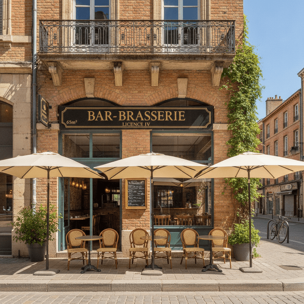 Bar-brasserie 65m² à Toulouse : licence IV - Image 1