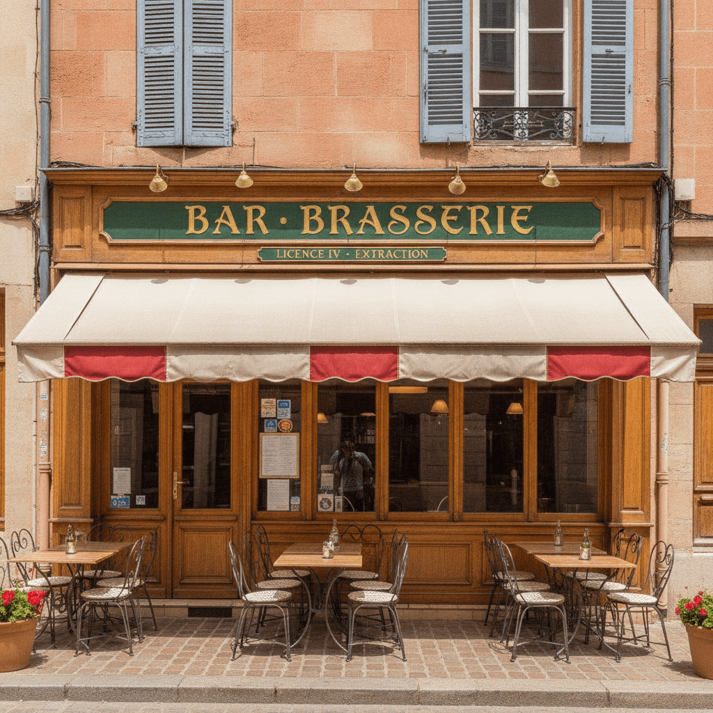 Bar-brasserie 60m² à Toulouse : licence IV - extraction
