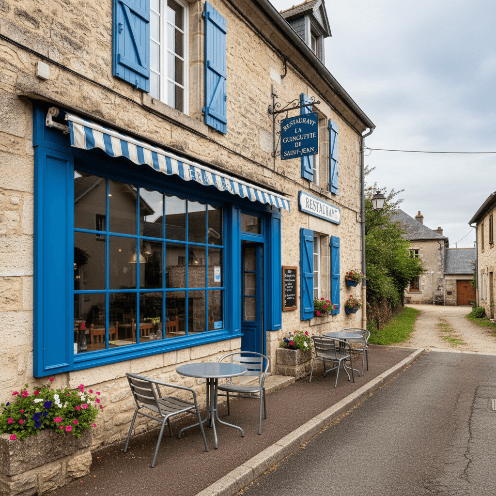 Restaurant 240m² à Saint-Jean-Ligoure : terrasse - licence IV - Image 1