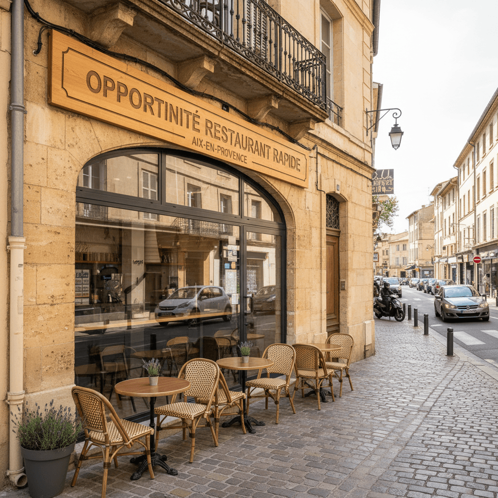 Fast-food 60m² à Aix-En-Provence : terrasse