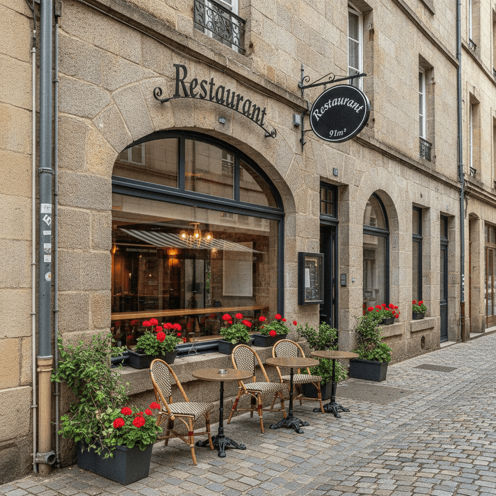 Restaurant 91m² à Clermont-Ferrand : extraction