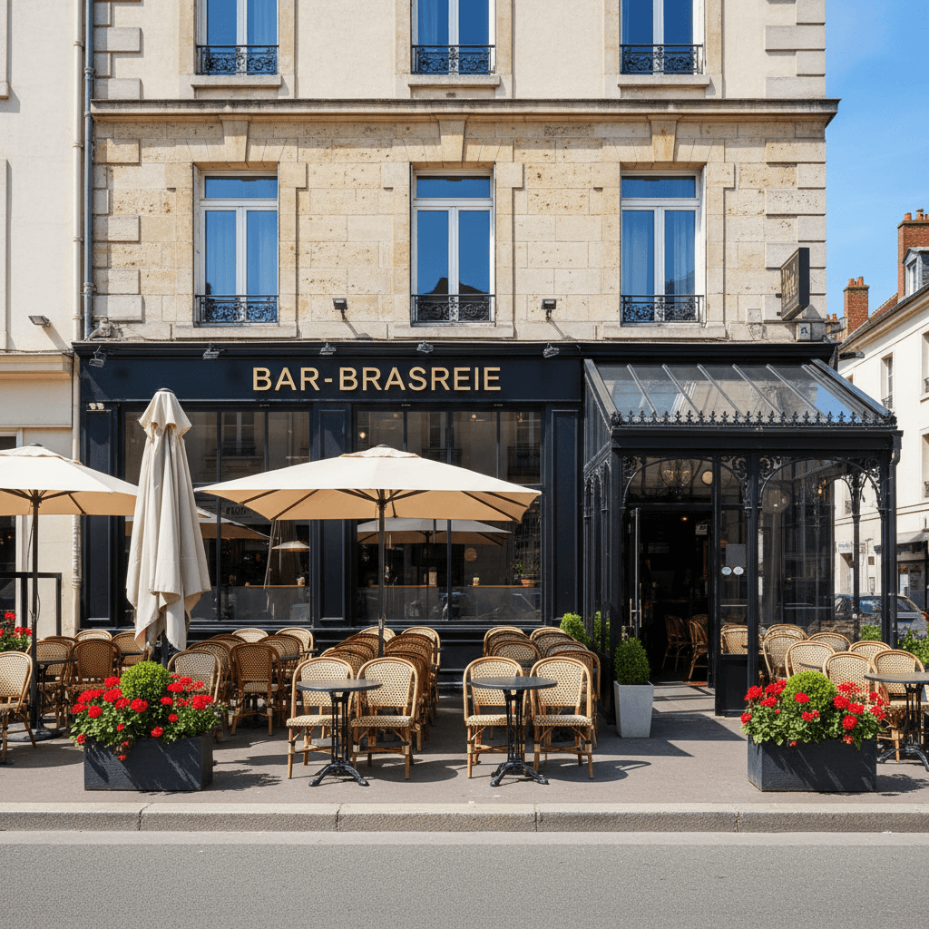 Bar-tabac 250m² à Créteil : terrasse - licence IV - Image 1