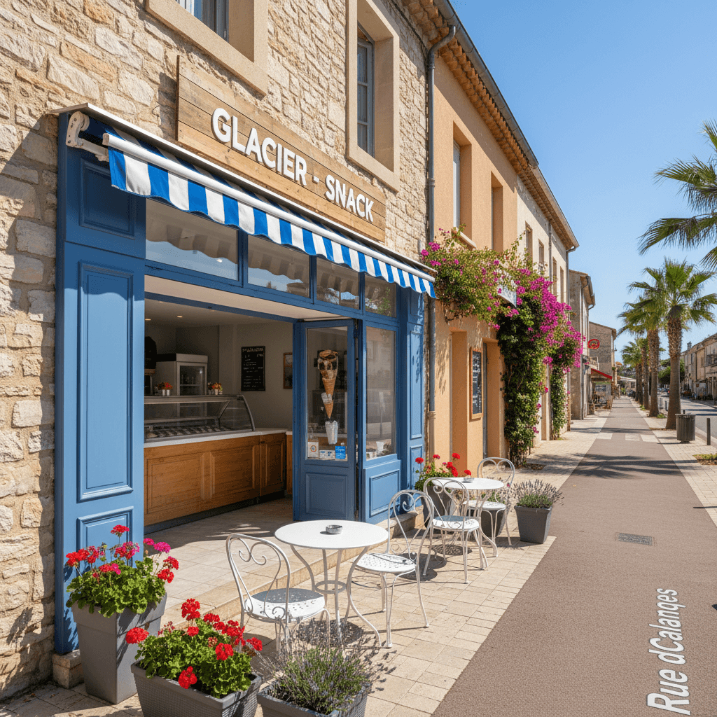 Snack 75m² à La Seyne-Sur-Mer : terrasse - cuisine équipée - Image 1