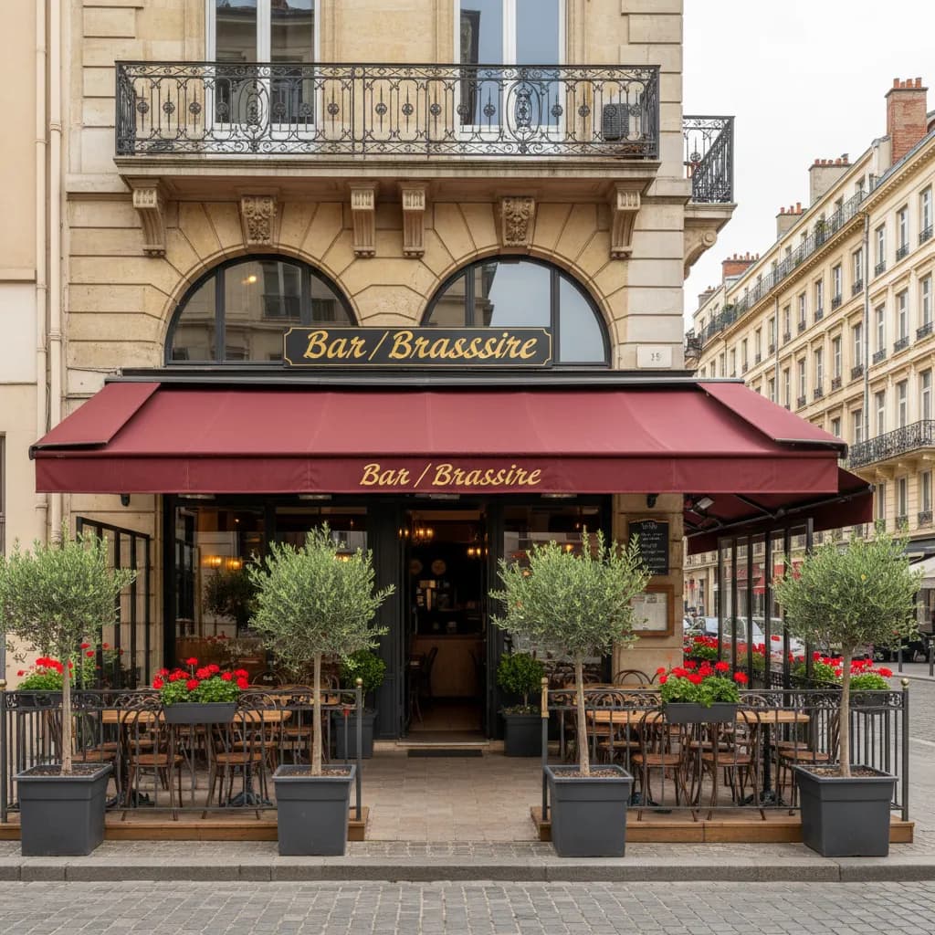 Bar-brasserie 170m² à Lyon : terrasse - licence IV - Image 1