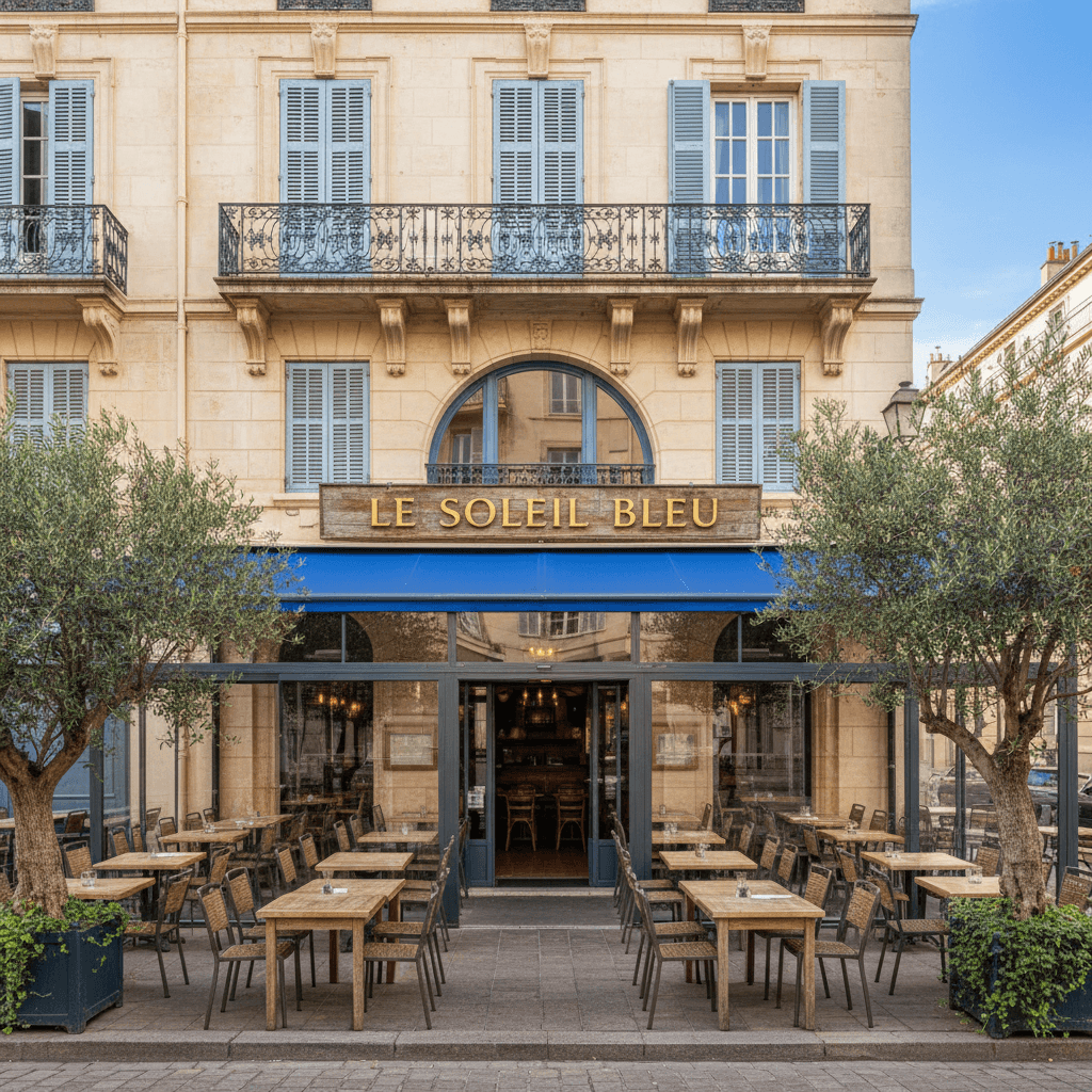 Restaurant à Marseille : terrasse - licence IV - Image 1