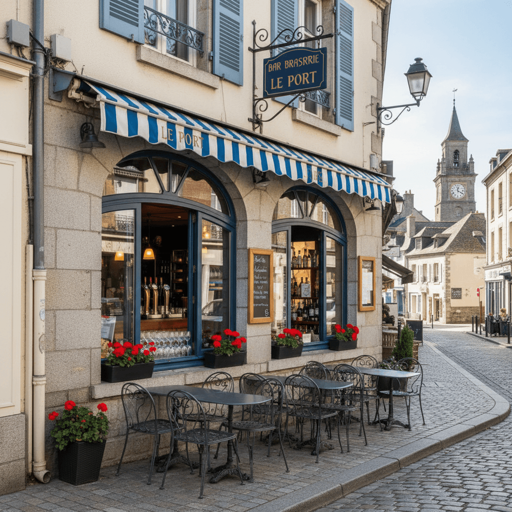 Bar-brasserie à Cherbourg-En-Cotentin : terrasse - Image 1