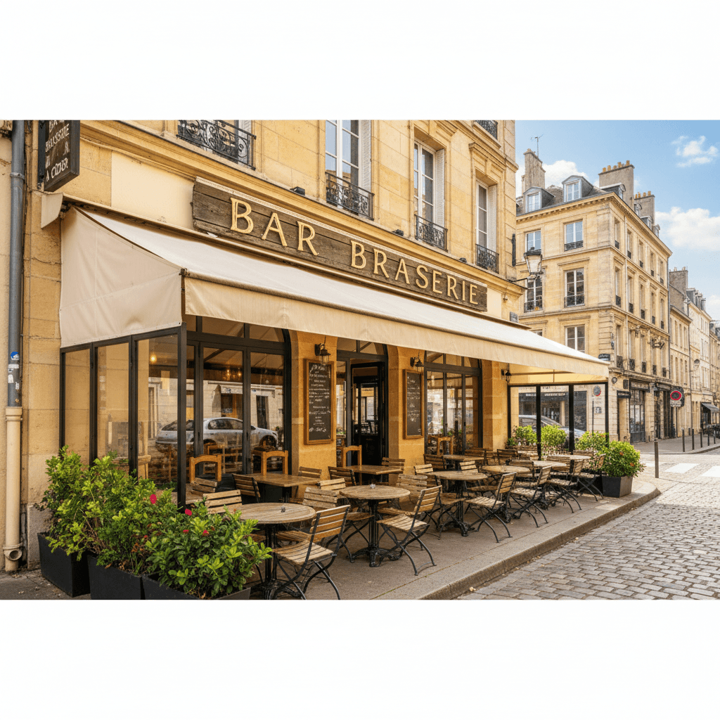 Bar-brasserie à Nantes : terrasse - licence IV - Image 1