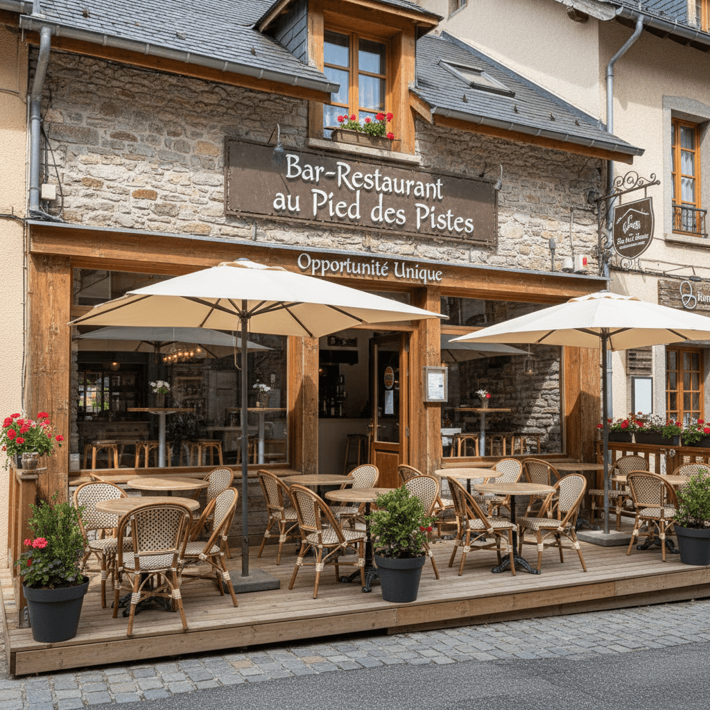 Restaurant 200m² à Selonnet : terrasse - licence IV - Image 1