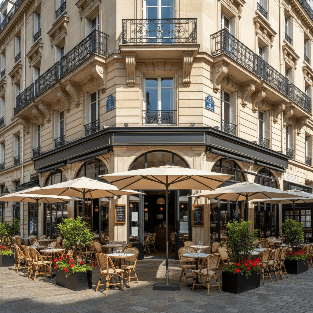 Restaurant 60 couverts à Clichy : terrasse - licence IV - Image 1