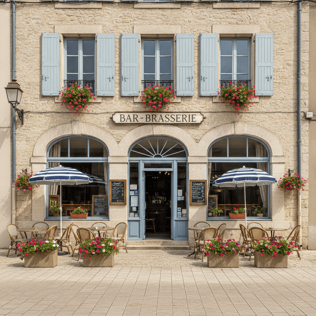 Bar-brasserie 97m² à Sainte-Foy-L'Argentière : licence IV - cuisine équipée - Image 1