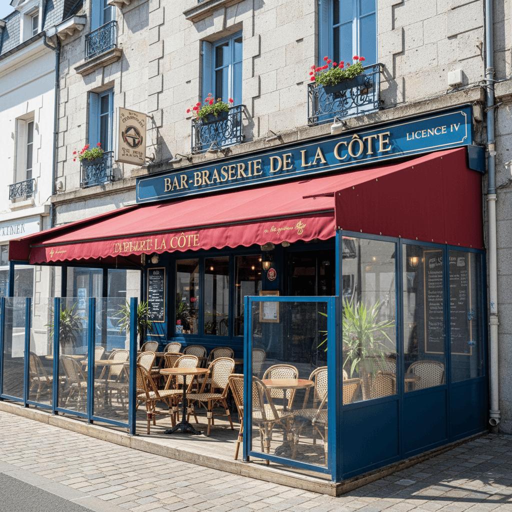 Bar-brasserie 40m² à Trouville-Sur-Mer : terrasse - licence IV - Image 1